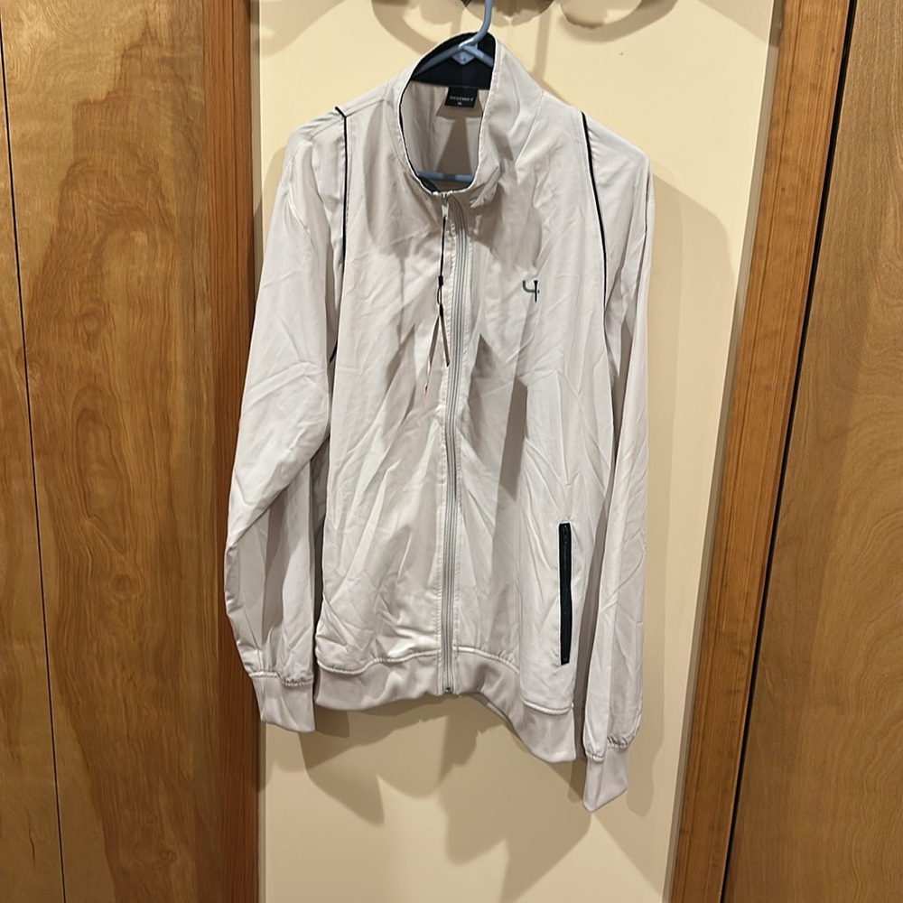 Men's Lightweight Jacket - Stone and Navy
